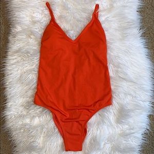 Orange One Piece Swimsuit🍊